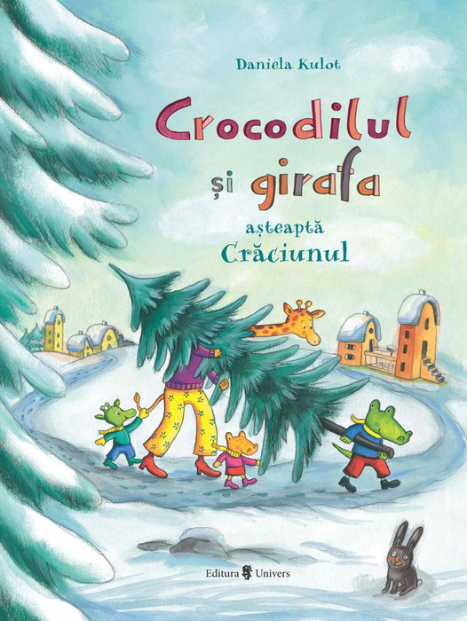 Crocodilul și girafa așteaptă Crăciunul